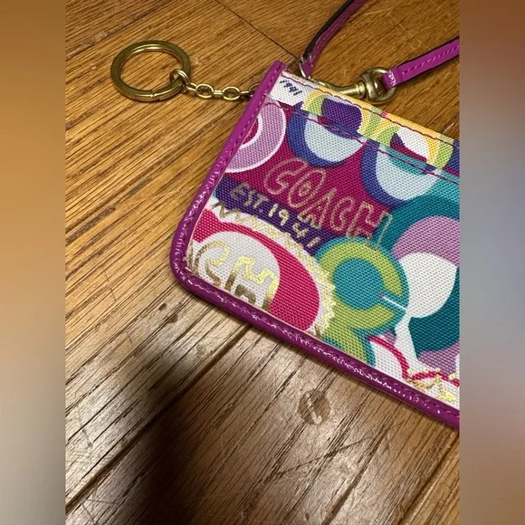 Vintage Coach Poppy Coin Purse Wristlet! - Picture 3 of 15